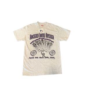 [Vintage] Deadstock 1993 Colorado Rockies Inaugural Week Tshirt - Size L